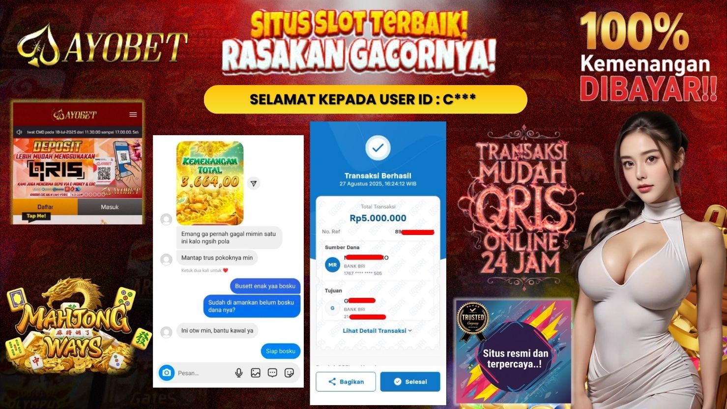 AYOBET JACKPOT SLOT MAHJONG WAYS